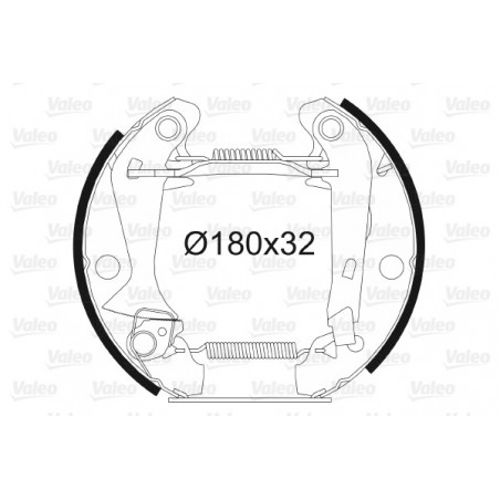 Jeu de mâchoires de frein...