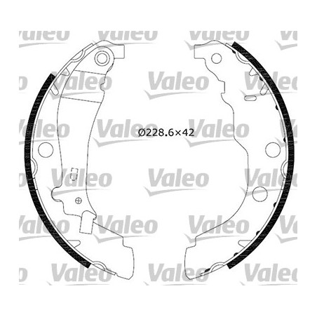 Jeu de mâchoires de frein...