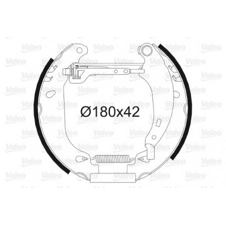 Jeu de mâchoires de frein...