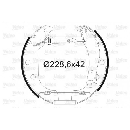 Jeu de mâchoires de frein...