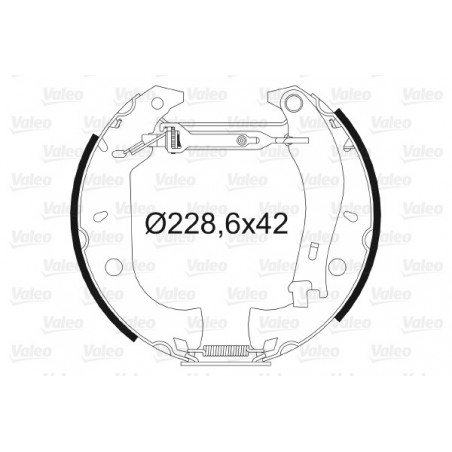 Jeu de mâchoires de frein...