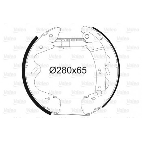 Jeu de mâchoires de frein...