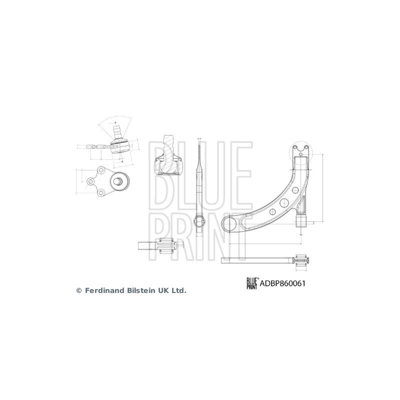 Triangle de suspension BLUE PRINT