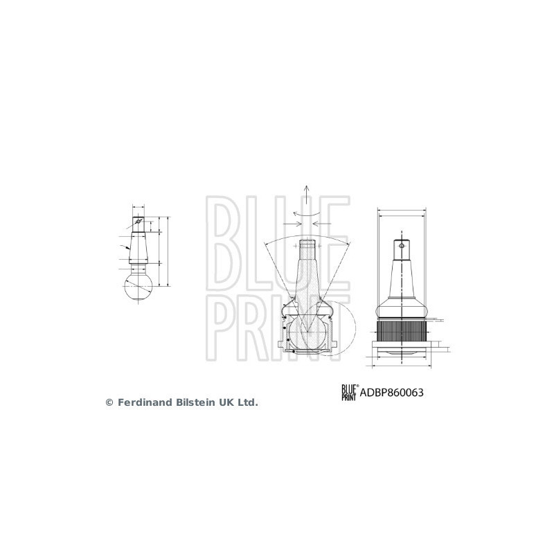 Rotule de suspension BLUE PRINT