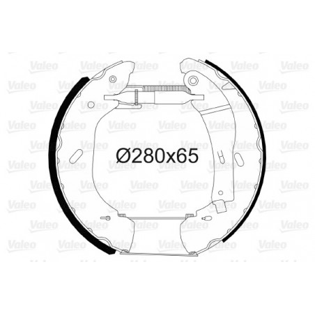 Jeu de mâchoires de frein...