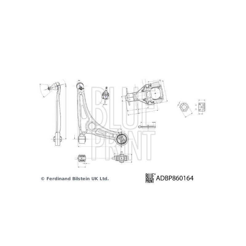 Triangle de suspension BLUE PRINT