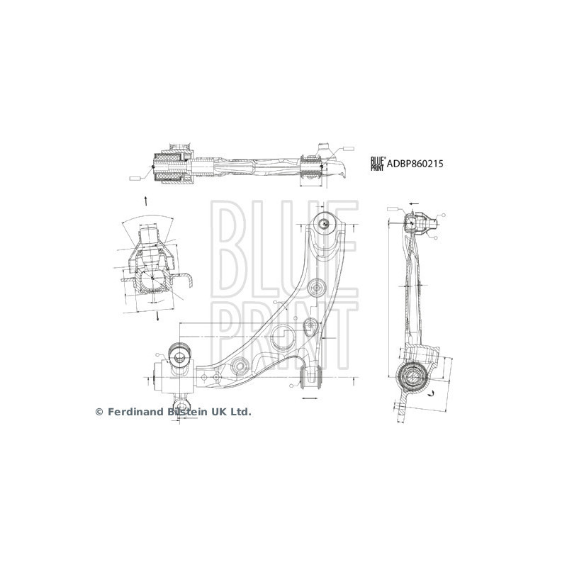 Triangle de suspension BLUE PRINT