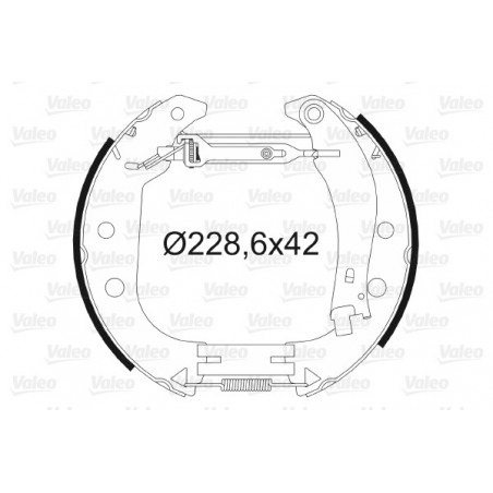 Jeu de mâchoires de frein...