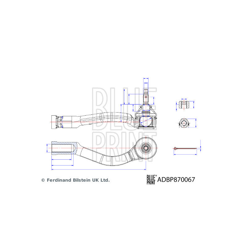 Rotule de direction BLUE PRINT