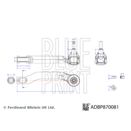 Rotule de direction BLUE PRINT