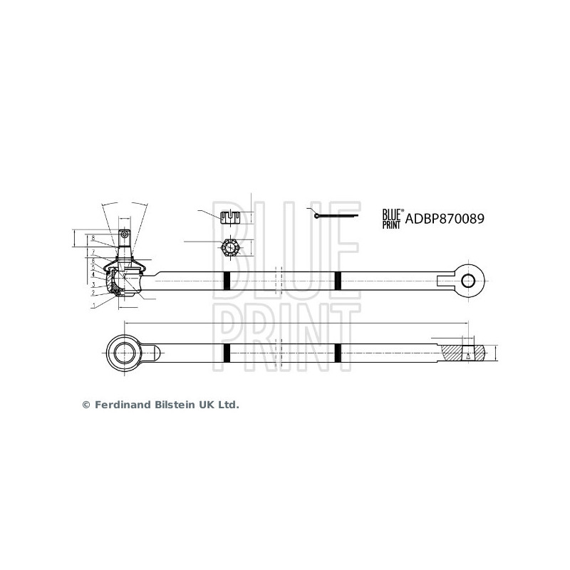 Biellette de direction BLUE PRINT