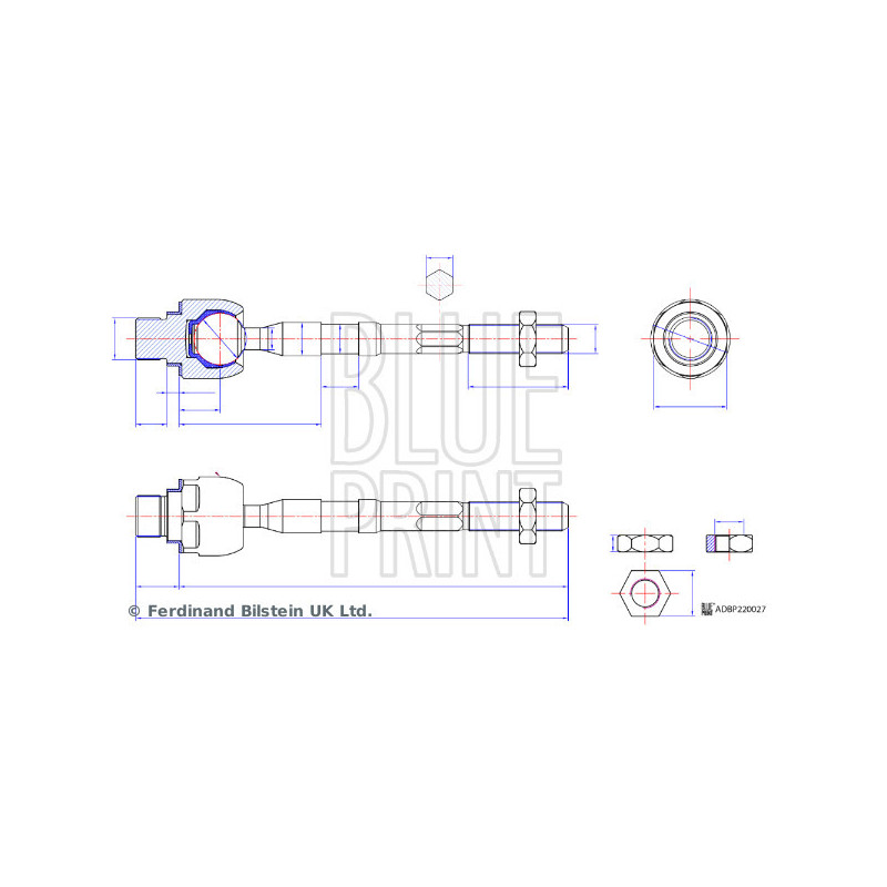 Rotule axiale BLUE PRINT