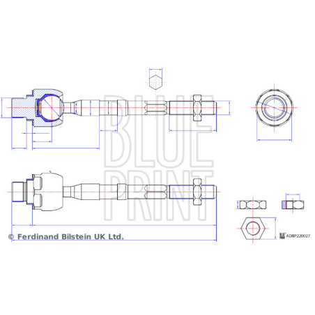 Rotule axiale BLUE PRINT