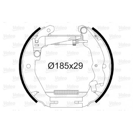 Jeu de mâchoires de frein...