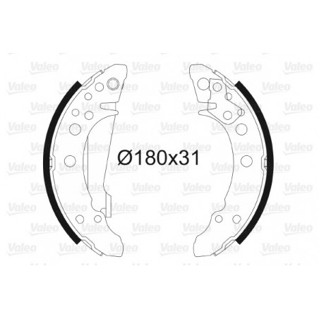 Jeu de mâchoires de frein...