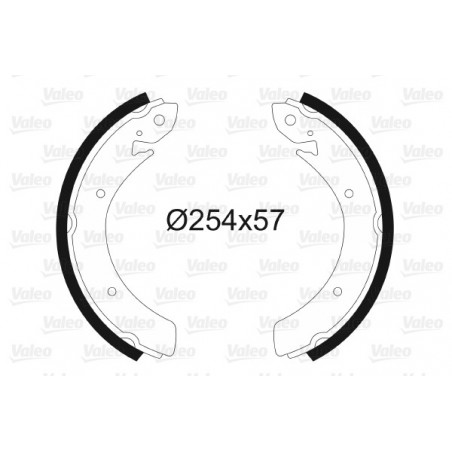 Jeu de mâchoires de frein...