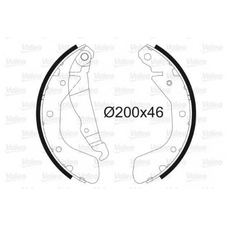 Jeu de mâchoires de frein...