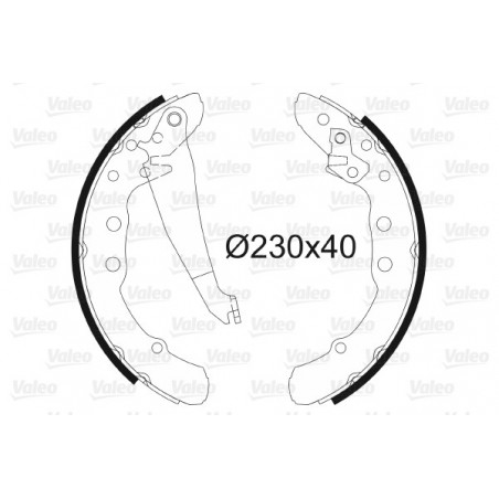 Jeu de mâchoires de frein...