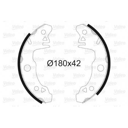 Jeu de mâchoires de frein...