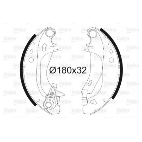 Jeu de mâchoires de frein...