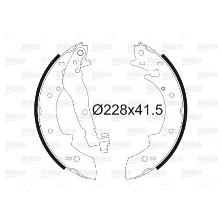 Jeu de mâchoires de frein...