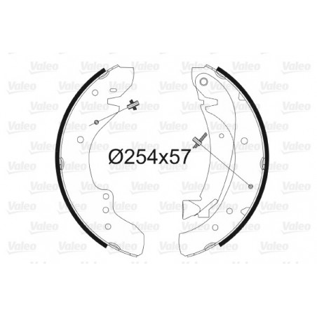 Jeu de mâchoires de frein...