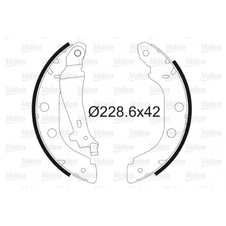 Jeu de mâchoires de frein...