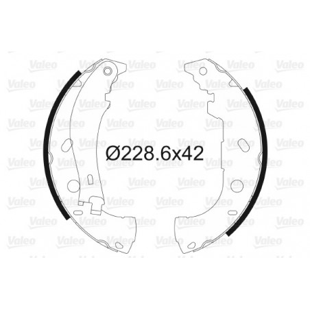 Jeu de mâchoires de frein...