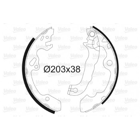 Jeu de mâchoires de frein...