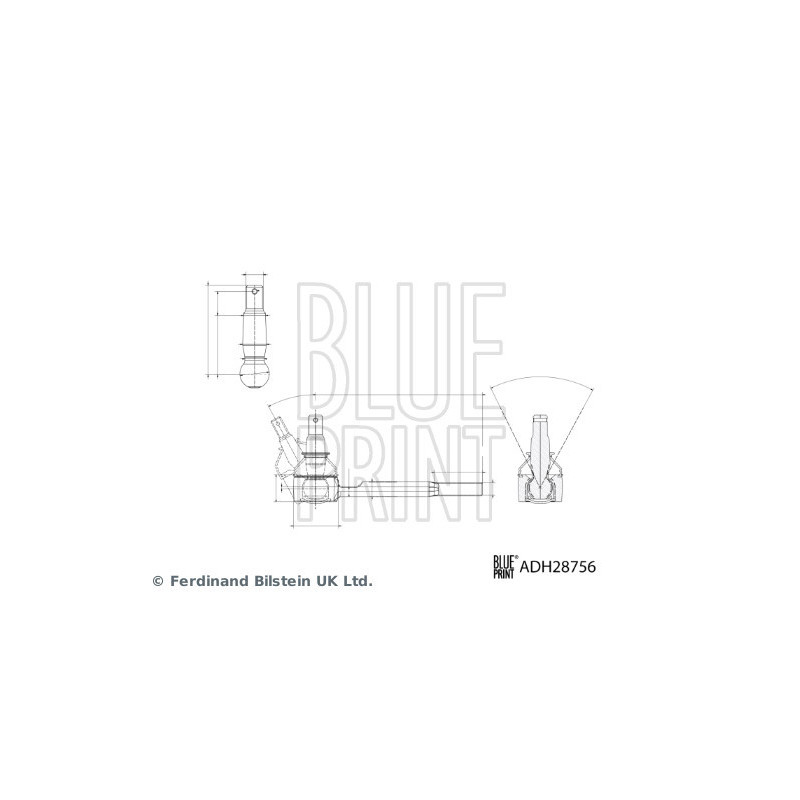 Rotule de direction BLUE PRINT