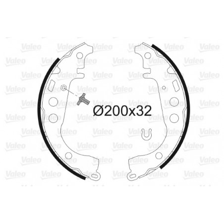 Jeu de mâchoires de frein...