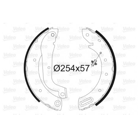 Jeu de mâchoires de frein...