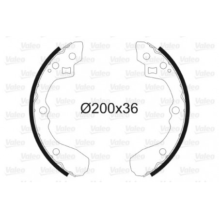 Jeu de mâchoires de frein...