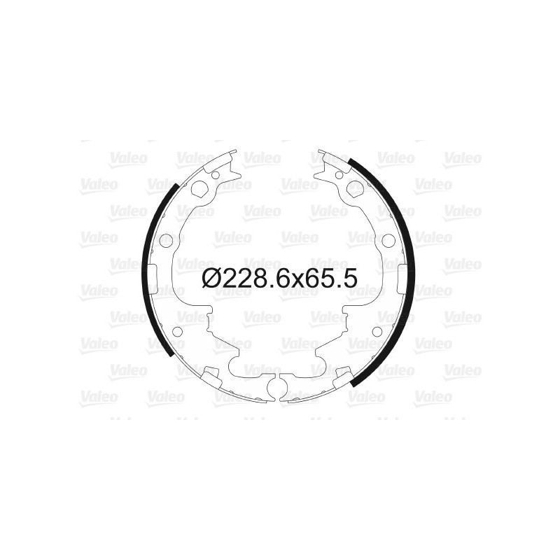 Jeu de mâchoires de frein VALEO