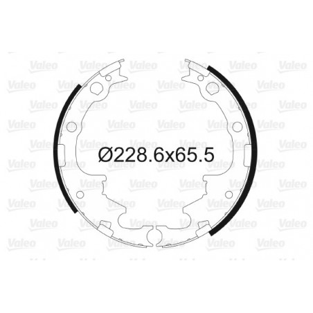 Jeu de mâchoires de frein...