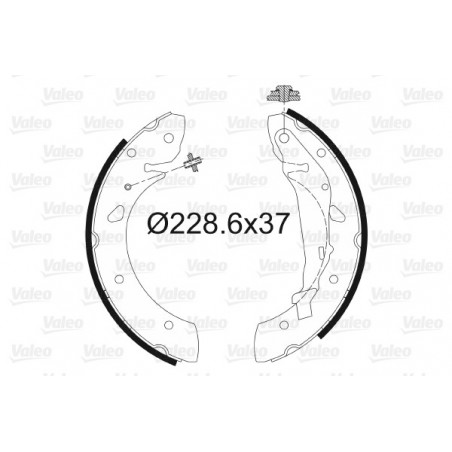 Jeu de mâchoires de frein...