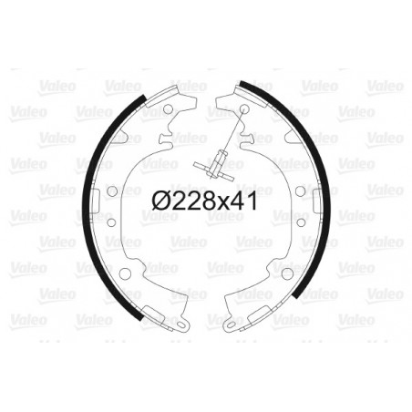 Jeu de mâchoires de frein...