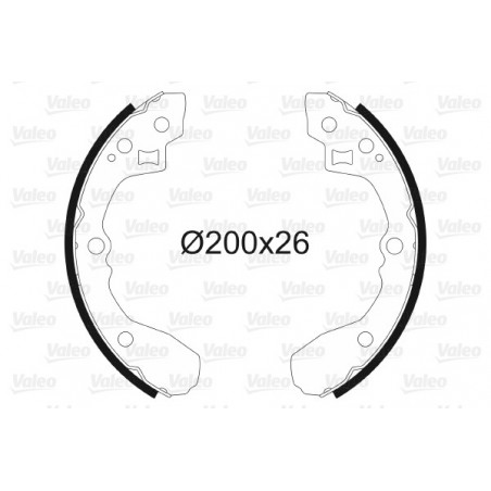 Jeu de mâchoires de frein...