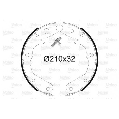 Jeu de mâchoires de frein...