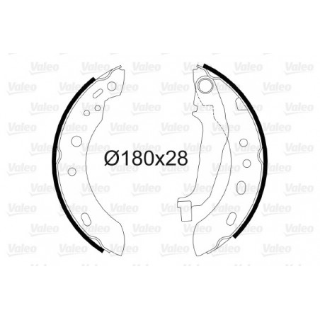 Jeu de mâchoires de frein...