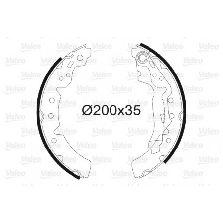 Jeu de mâchoires de frein...