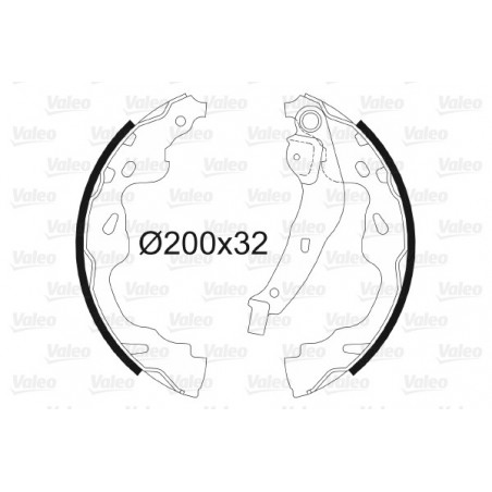 Jeu de mâchoires de frein...