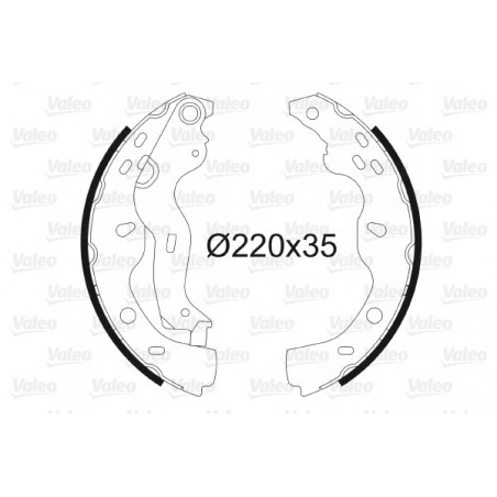 Jeu de mâchoires de frein...