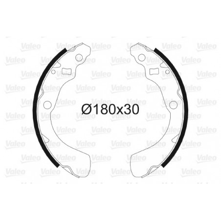 Jeu de mâchoires de frein...