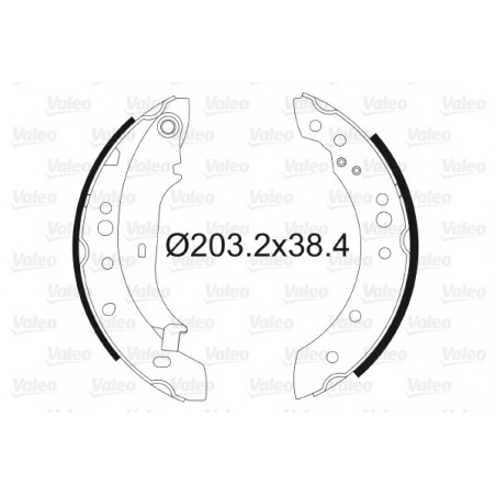 Jeu de mâchoires de frein...