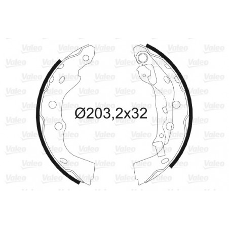 Jeu de mâchoires de frein...