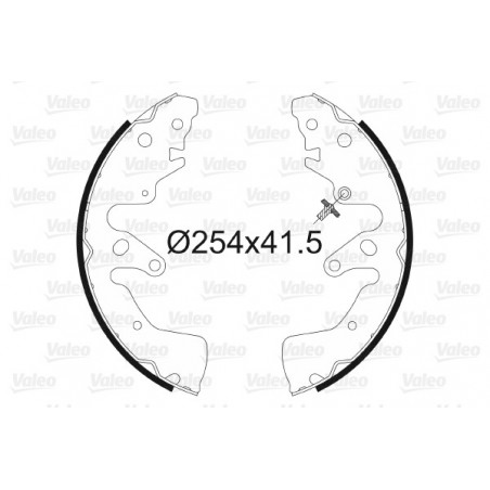 Jeu de mâchoires de frein...