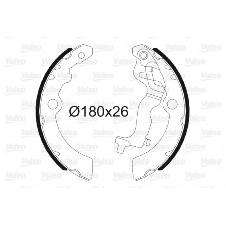 Jeu de mâchoires de frein...