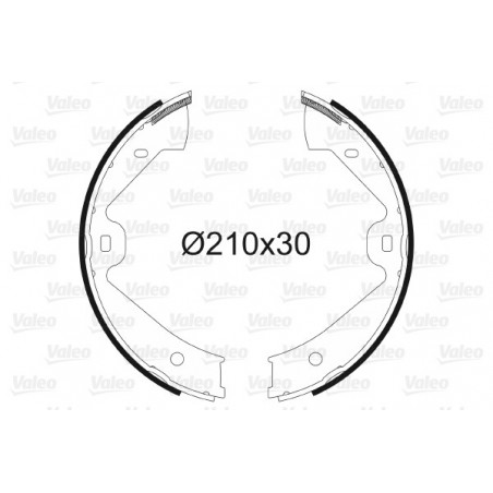 Jeu de mâchoires de frein...