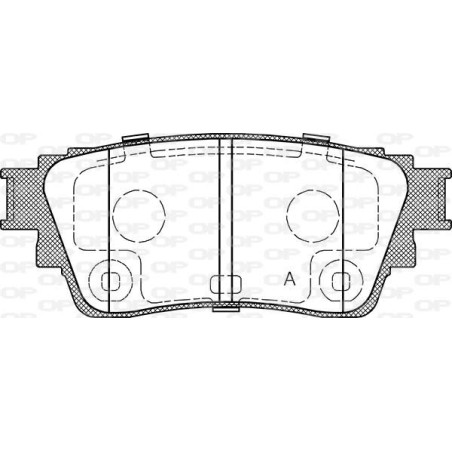 Jeu de quatre plaquettes de...